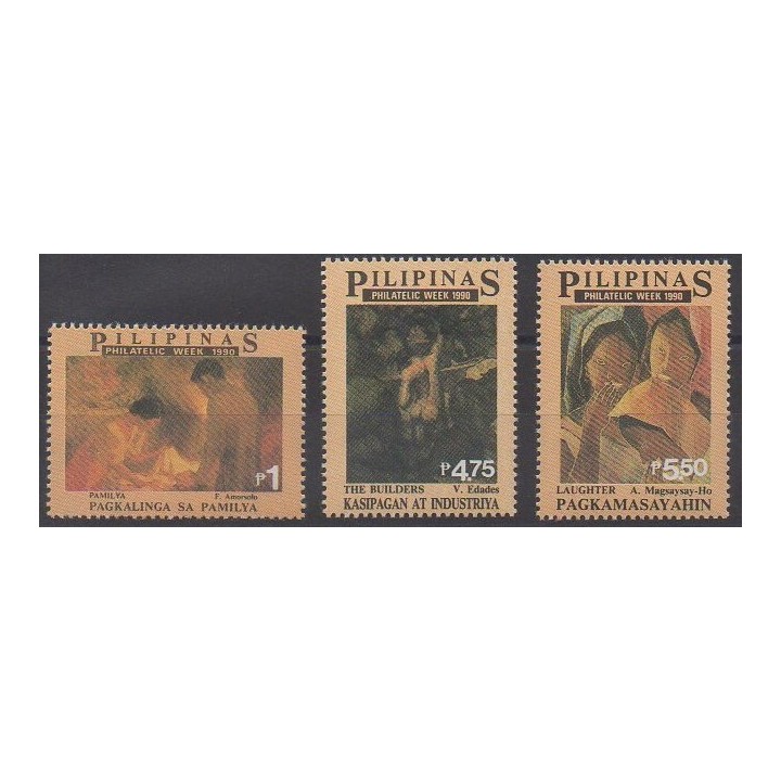 Acheter cette série de timbres des Philippines de l'année 1990 (No 1740/1742).