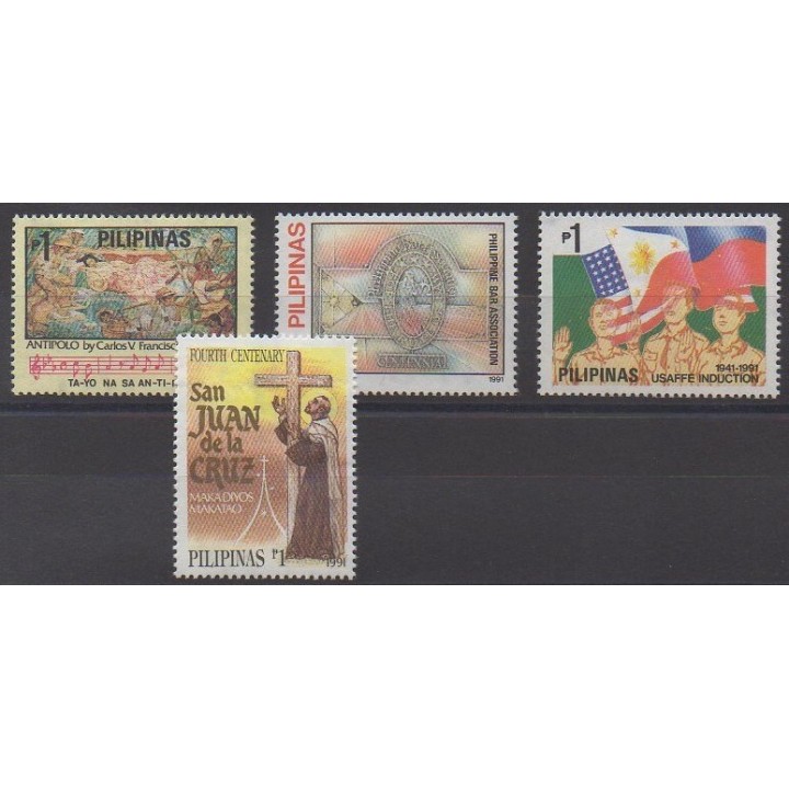 Acheter cette série de timbres des Philippines de l'année 1991 (No 1782/1785).