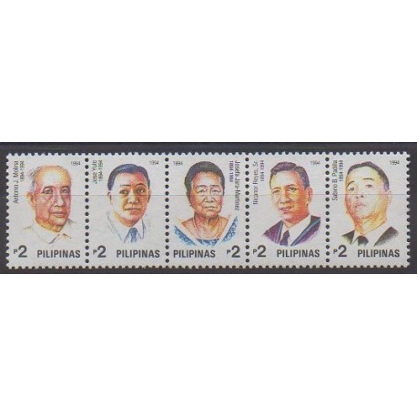 Philippines - 1994 - No 2091/2095 - Célébrités
