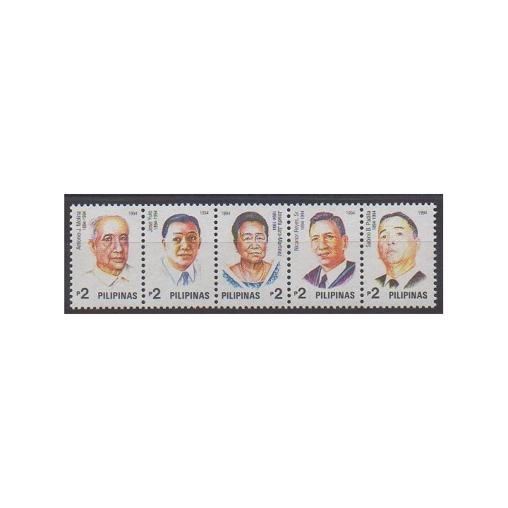 Buy this set of stamps of Philippines of the year 1994 (Nb 2091/2095).