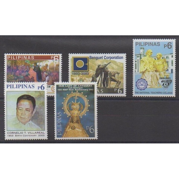 Buy this set of stamps of Philippines of the year 2003 (Nb 2802/2806).
