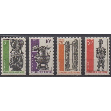Côte d'Ivoire - 1966 - No 244/247 - Art