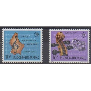 Acheter cette série de timbres du Luxembourg de l'année 1985 (No 1075/1076).