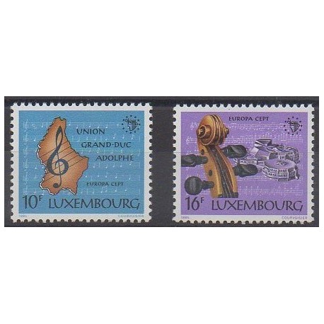 Luxembourg - 1985 - Nb 1075/1076 - Music - Europa