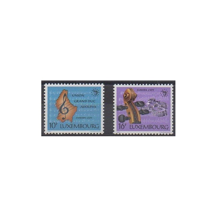 Acheter cette série de timbres du Luxembourg de l'année 1985 (No 1075/1076).