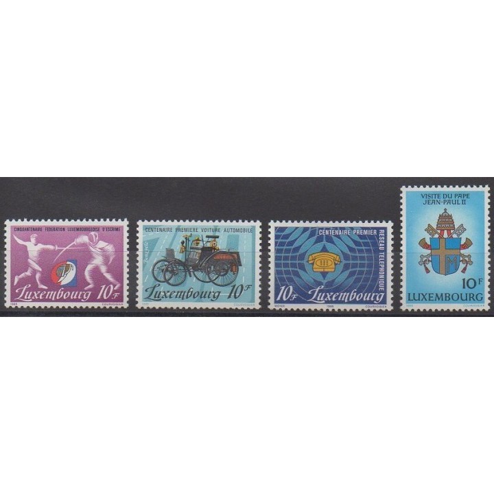 Acheter cette série de timbres du Luxembourg de l'année 1985 (No 1071/1074).