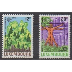Luxembourg - 1986 - No 1101/1102 - Environnement - Europa