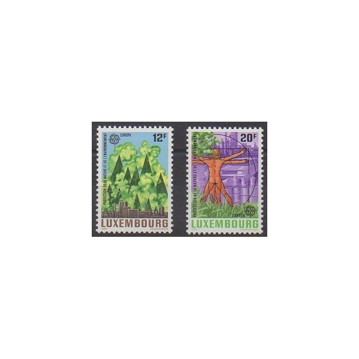 Buy this set of stamps of Luxembourg of the year 1986 (Nb 1101/1102).