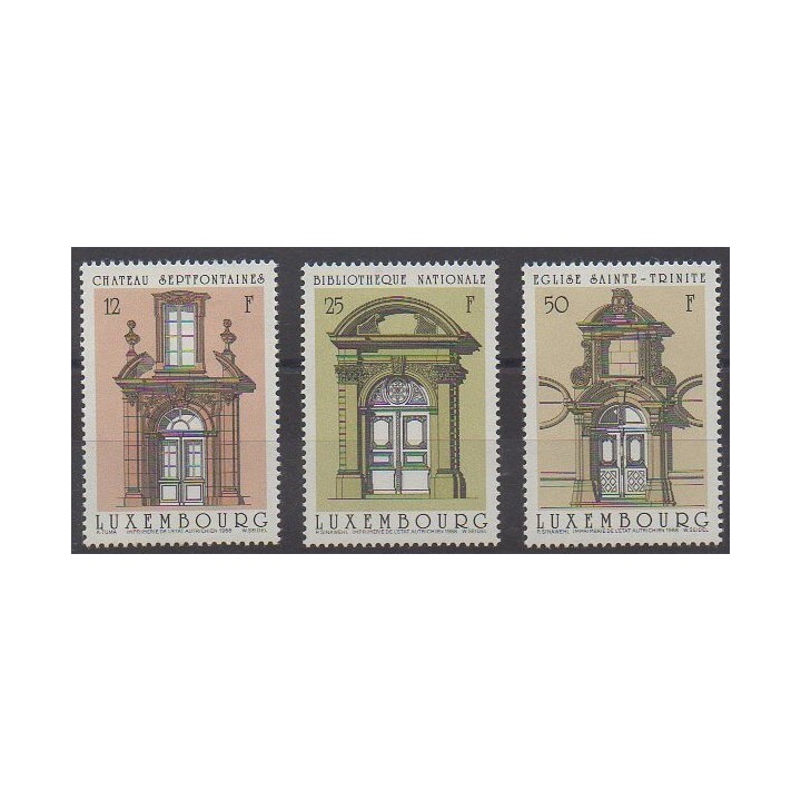 Buy this set of stamps of Luxembourg of the year 1988 (Nb 1154/1156).