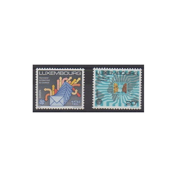Acheter cette série de timbres du Luxembourg de l'année 1988 (No 1149/1150).