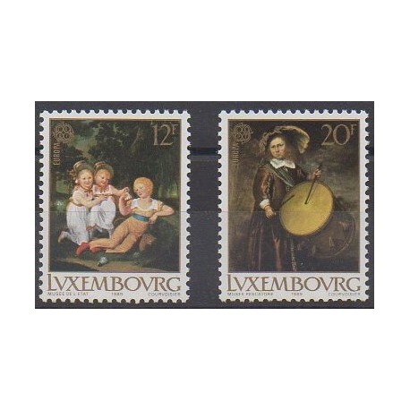 Luxembourg - 1989 - No 1169/1170 - Enfance - Europa