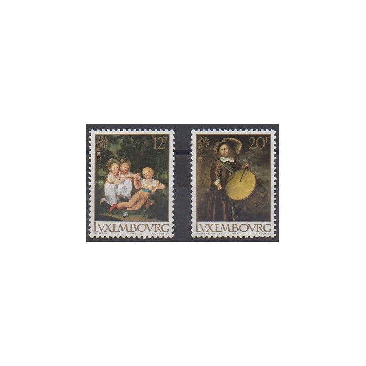 Acheter cette série de timbres du Luxembourg de l'année 1989 (No 1169/1170).