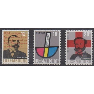 Acheter cette série de timbres du Luxembourg de l'année 1989 (No 1164/1166).