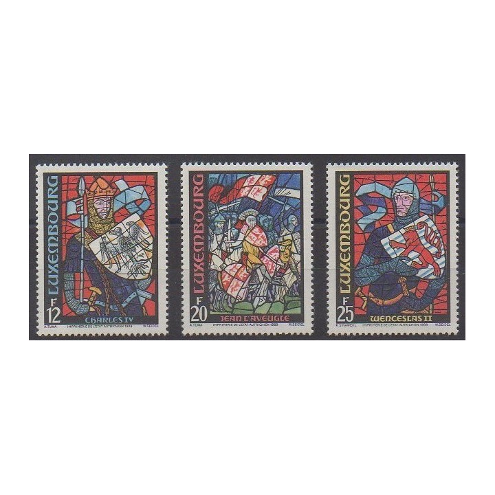 Acheter cette série de timbres du Luxembourg de l'année 1989 (No 1177/1179).