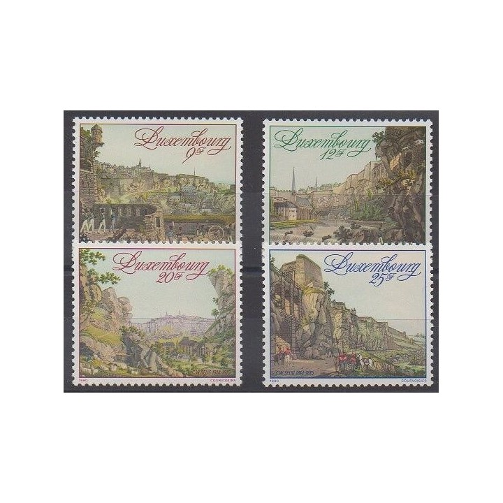 Acheter cette série de timbres du Luxembourg de l'année 1990 (No 1186/1189).