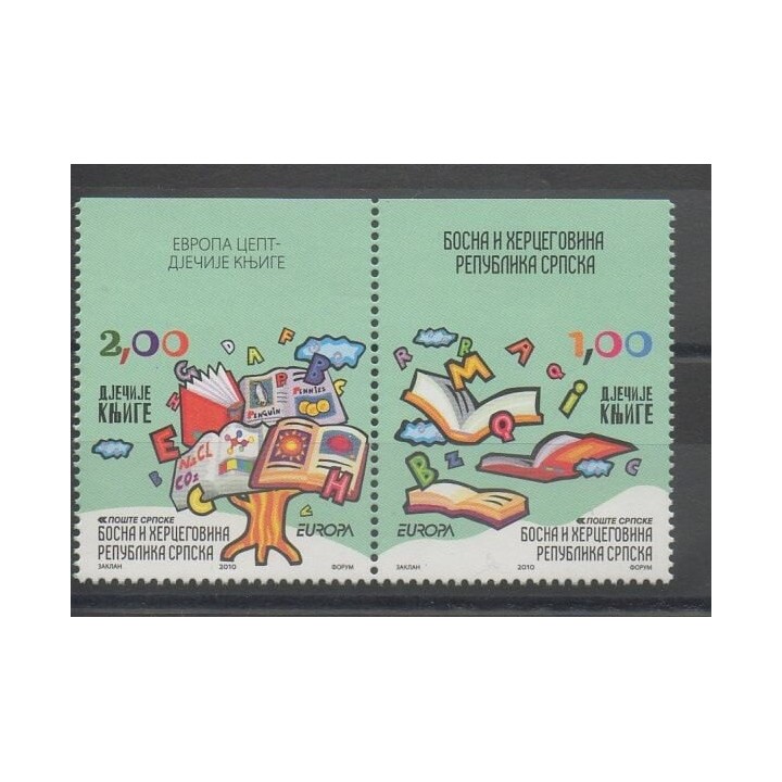 Timbres - enfance - Bosnie-Herzégovine République Serbe - 2010 - No 460a/461a