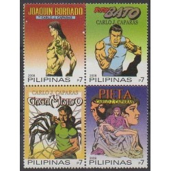 Philippines - 2008 - Nb 3291/3294 - Cartoons - Comics