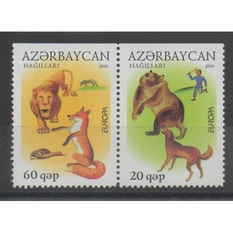 Azerbaïdjan - 2010 - No 679a/680a - Enfance