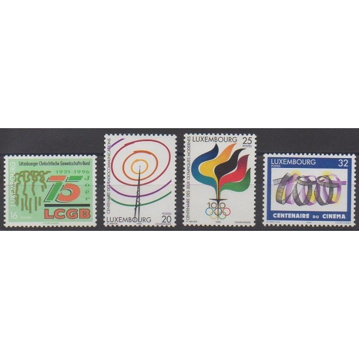 Buy this set of stamps of Luxembourg of the year 1996 (Nb 1342/1345).