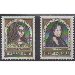Buy this set of stamps of Luxembourg of the year 1996 (Nb 1340/1341).