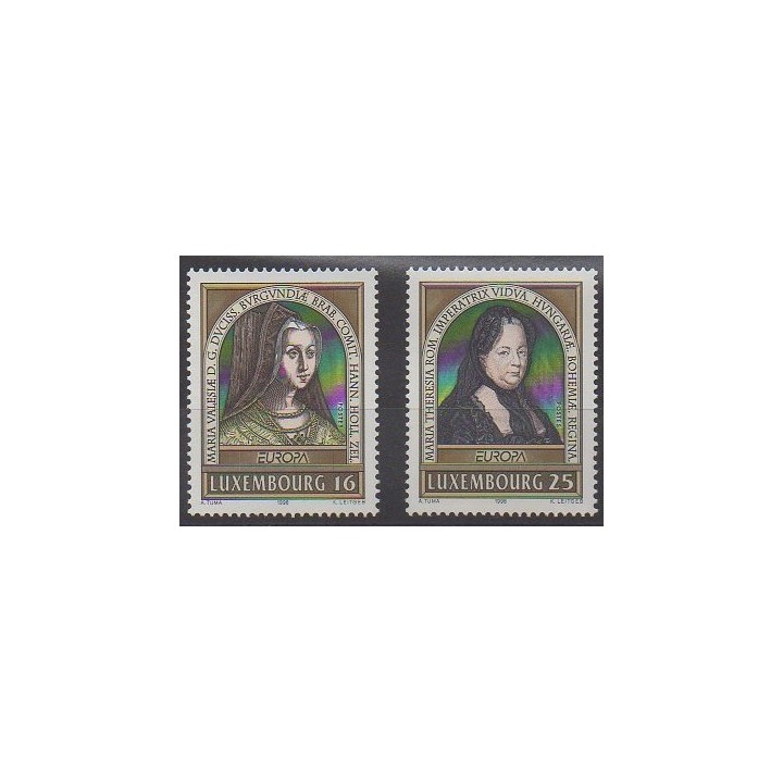 Buy this set of stamps of Luxembourg of the year 1996 (Nb 1340/1341).