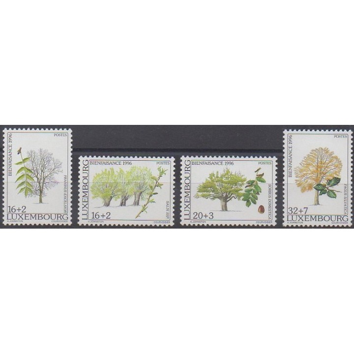 Buy this set of stamps of Luxembourg of the year 1996 (Nb 1354/1357).
