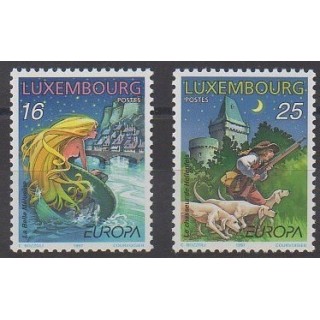 Buy this set of stamps of Luxembourg of the year 1997 (Nb 1368/1369).
