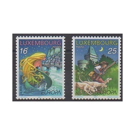 Luxembourg - 1997 - No 1368/1369 - Littérature - Europa