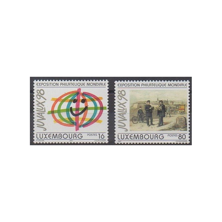 Buy this set of stamps of Luxembourg of the year 1997 (Nb 1373/1374).