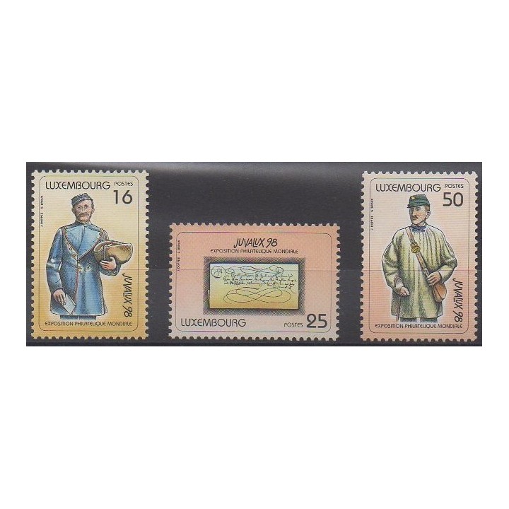 Buy this set of stamps of Luxembourg of the year 1998 (Nb 1398/1400).