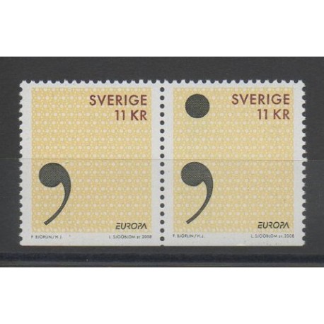 Suède - 2008 - No 2619/2620 - Littérature