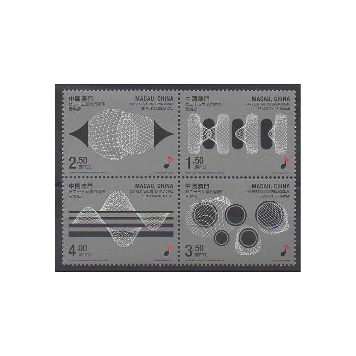 Acheter cette série de timbres de Macao de l'année 2011 (No 1548/1551).