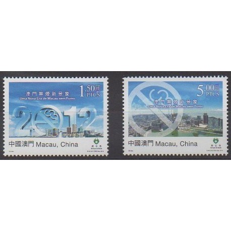 Macao - 2012 - No 1569/1570 - Santé ou Croix-Rouge
