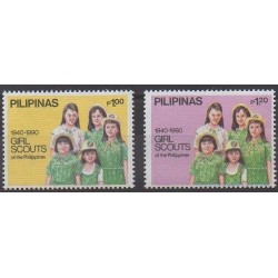 Philippines - 1990 - No 1721/1722 - Scoutisme