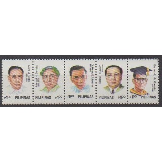 Acheter cette série de timbres des Philippines de l'année 1990 (No 1723/1727).