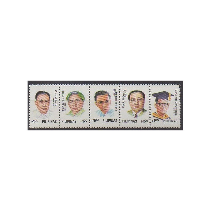 Acheter cette série de timbres des Philippines de l'année 1990 (No 1723/1727).