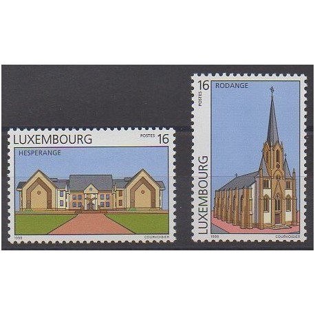 Luxembourg - 1998 - No 1394/1395 - Monuments