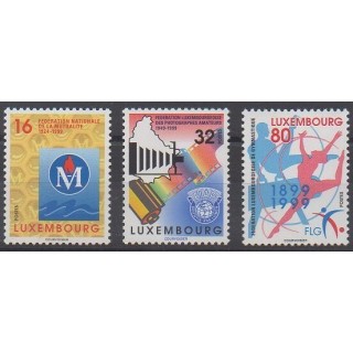 Acheter cette série de timbres du Luxembourg de l'année 1999 (No 1424/1426).