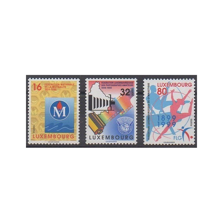 Acheter cette série de timbres du Luxembourg de l'année 1999 (No 1424/1426).