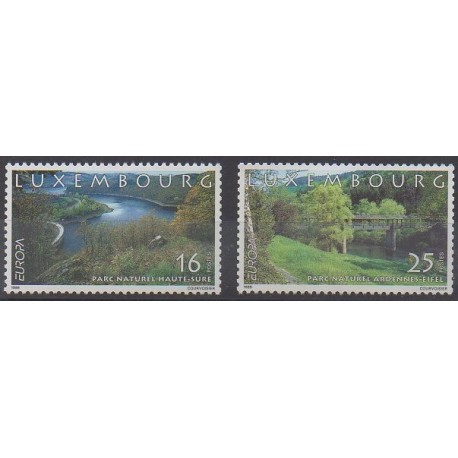 Luxembourg - 1999 - No 1422/1423 - Parcs et jardins - Europa