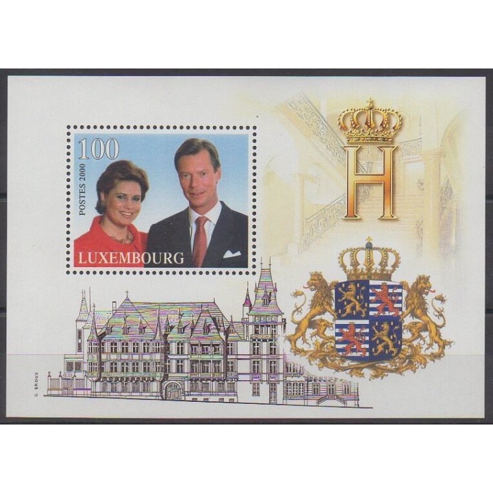 Buy this souvenir sheet  of Luxembourg of the year 2000 (Nb BF18).