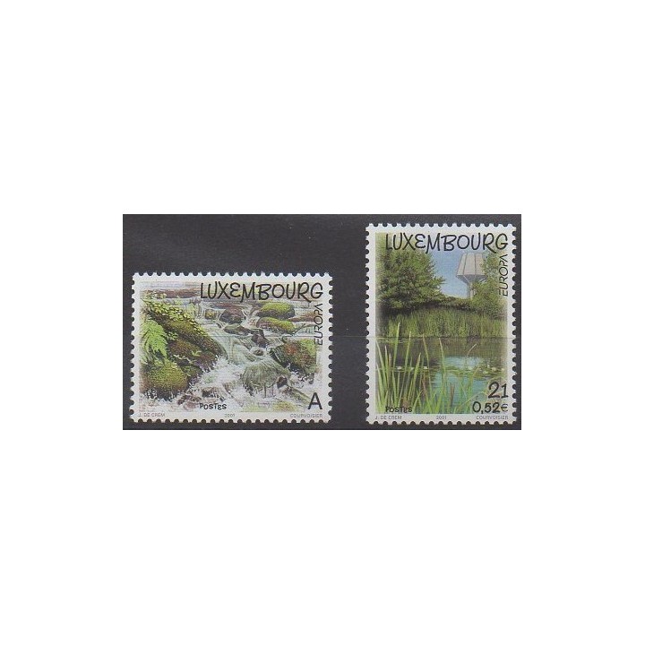 Acheter cette série de timbres du Luxembourg de l'année 2001 (No 1474/1475).