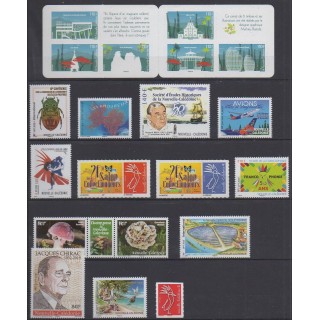 Acheter les timbres de Nouvelle-Calédonie de l'année 2020 (No 1383/1402).