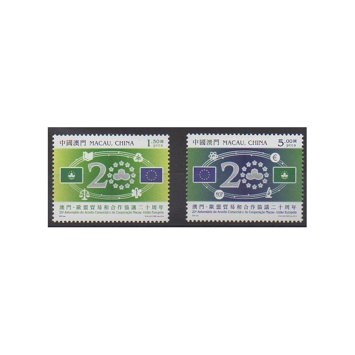 Buy this set of stamps of Macao of the year 2013 (Nb 1661/1662).