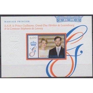 Buy this souvenir sheet  of Luxembourg of the year 2012 (Nb BF30).