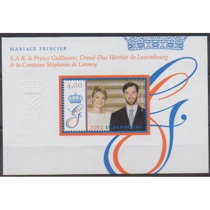 Buy this souvenir sheet  of Luxembourg of the year 2012 (Nb BF30).