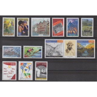 Acheter les timbres d'Andorre français  de l'année 2004 (No 591/603).