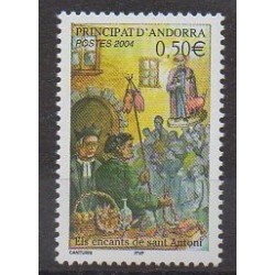 French Andorra - 2004 - Nb 591 - Folklore