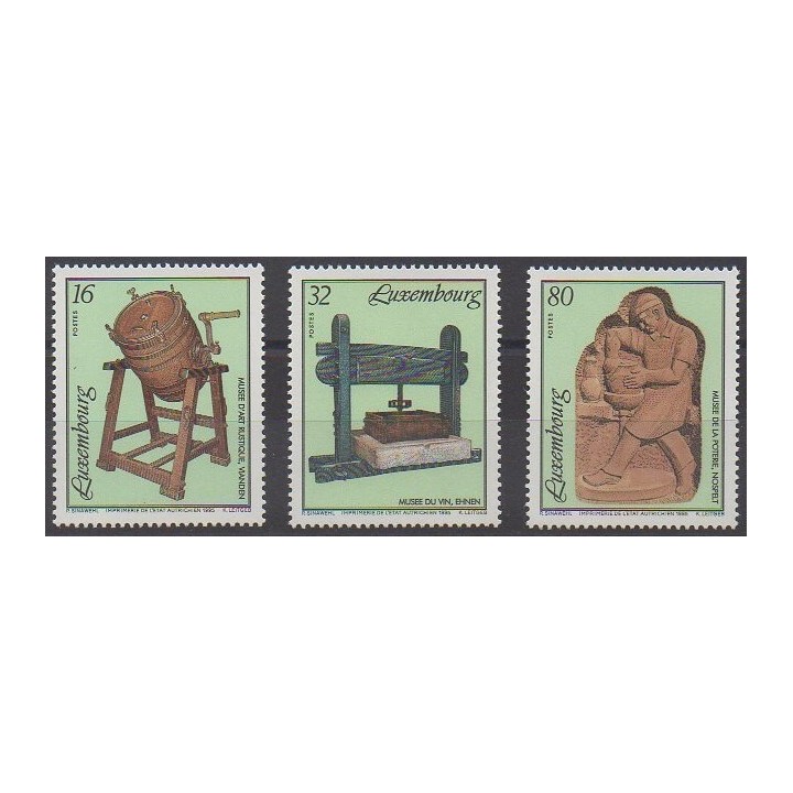 Acheter cette série de timbres du Luxembourg de l'année 1995 (No 1327/1329).