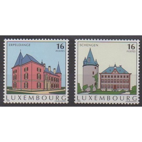 Luxembourg - 1995 - No 1325/1326 - Architecture